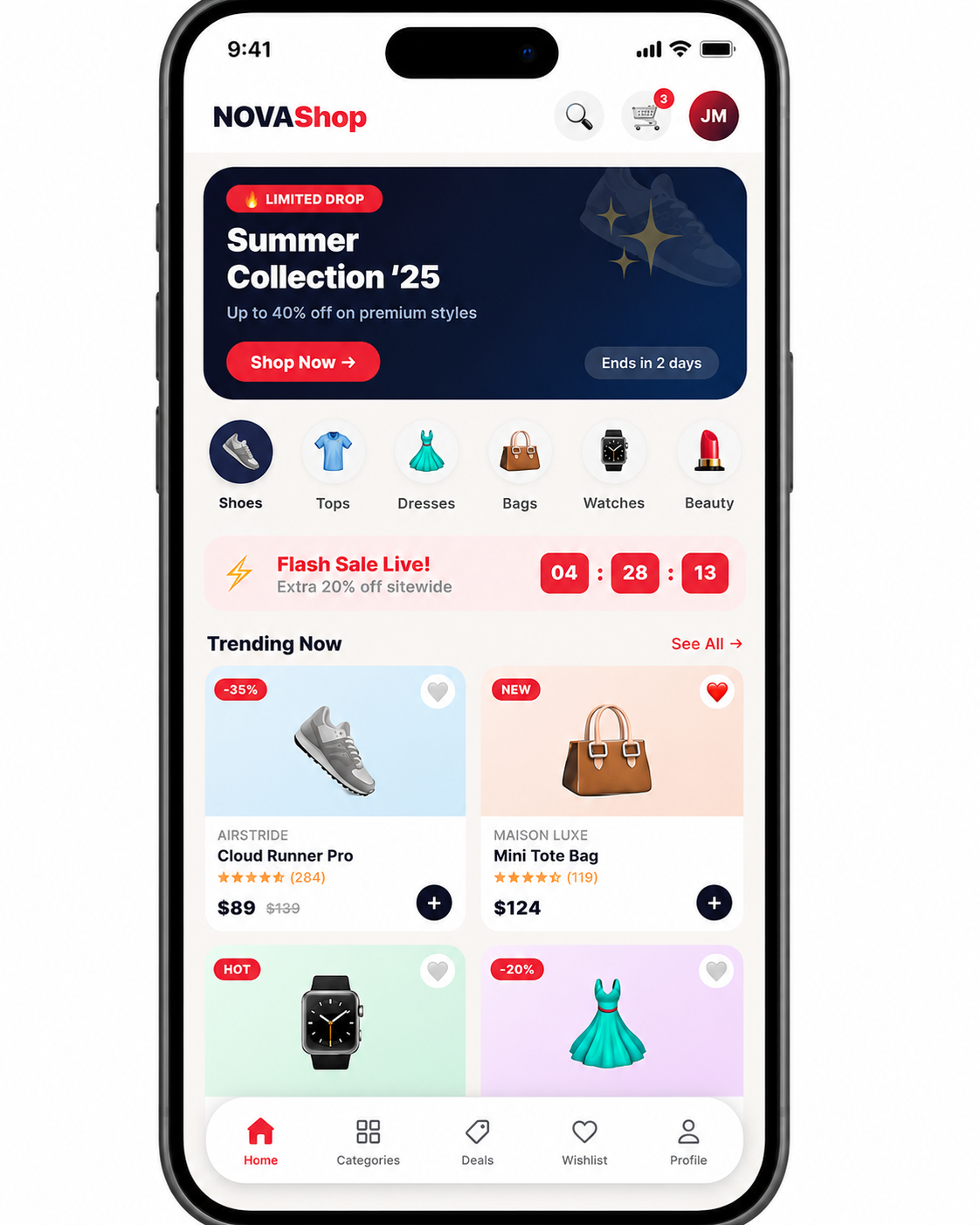 NOVAShop — E-Commerce
